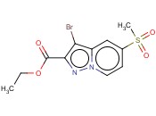 ETHYL 3-BROMO-5-(METHYLSULFONYL)PYRAZOLO[1,5-A]PYRIDINE-2-CARBOXYLATE