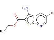 ETHYL 3-<span class='lighter'>AMINO</span>-5-BROMOTHIENO[<span class='lighter'>2,3</span>-B]PYRIDINE-2-CARBOXYLATE