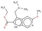 3-(二甲<span class='lighter'>氨基</span>)<span class='lighter'>甲基</span>-5-甲氧基-1氢-吡咯[2,3-C]<span class='lighter'>吡啶</span>-2-甲酸乙酯