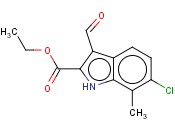 ETHYL 6-CHLORO-3-FORMYL-7-METHYL-1H-INDOLE-2-CARBOXYLATE