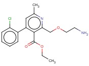 2-[(2-<span class='lighter'>氨基</span>乙氧基)甲基]-4-(2-氯苯基)-6-甲基-3-<span class='lighter'>吡啶甲酸</span>乙酯