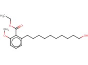 ETHYL 2-(<span class='lighter'>10</span>-HYDROXYDECYL)-6-METHOXYBENZOATE