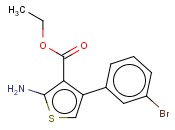 乙基2-氨基-4-（3-<span class='lighter'>溴</span>苯基）噻吩-3-羧酸<span class='lighter'>乙</span><span class='lighter'>酯</span>
