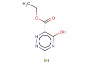 ETHYL 5-HYDROXY-3-MERCAPTO-1,2,4-TRIAZINE-6-CARBOXYLATE