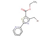 4-<span class='lighter'>溴</span><span class='lighter'>甲基</span>-2-(2-<span class='lighter'>吡啶基</span>)噻唑-5-羧酸乙酯