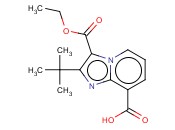 2-TERT-BUTYLIMIDAZO[1,2-A]PYRIDINE-3,8-DICARBOXYLIC ACID 3-ETHYL ESTER