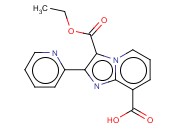 2-(2-PYRIDINYL)IMIDAZO[1,2-A]PYRIDINE-3,8-DICARBOXYLIC ACID 3-ETHYL ESTER