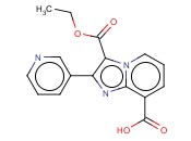 2-(3-PYRIDINYL)IMIDAZO[1,2-A]PYRIDINE-3,8-DICARBOXYLIC ACID 3-ETHYL ESTER