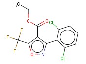 3-(2,6-DICHLOROPHENYL)-4-ETHOXYCARBONYL-5-TRIFLUOROMETHYLISOXAZOLE