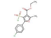 5-(4-氯苯基)-4-(氯磺酰)-2-甲基-3-糠<span class='lighter'>酸</span><span class='lighter'>乙</span><span class='lighter'>酯</span>