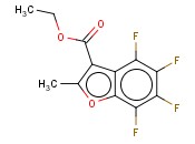 <span class='lighter'>4,5,6,7-TETRAFLUORO-2-METHYL-BENZOFURAN-3-CARBOXYLIC</span> ACID ETHYL <span class='lighter'>ESTER</span>