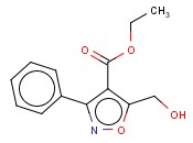 4-ISOXAZOLECARBOXYLIC ACID, 5-(HYDROXYMETHYL)-3-PHENYL-, ETHYL ESTER