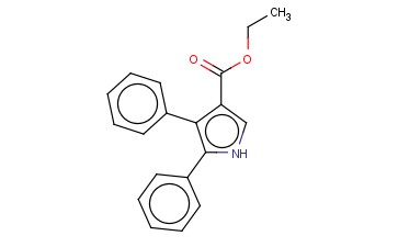 <span class='lighter'>1H-PYRROLE-3-CARBOXYLIC</span> ACID, <span class='lighter'>4,5-DIPHENYL-</span>, ETHYL <span class='lighter'>ESTER</span>