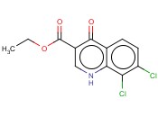 ETHYL <span class='lighter'>7,8-DICHLORO-4-OXO-1,4-DIHYDRO-3-QUINOLINECARBOXYLATE</span>
