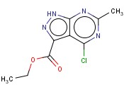 ETHYL 4-CHLORO-6-METHYL-1H-PYRAZOLO[3,4-D]PYRIMIDINE-3-CARBOXYLATE