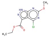 ETHYL 4-CHLORO-6-METHOXY-1H-PYRAZOLO[3,4-D]PYRIMIDINE-3-CARBOXYLATE