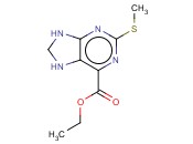 ETHYL 2-METHYLSULFANYL-8,9-DIHYDRO-7H-PURINE-6-CARBOXYLATE