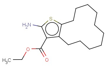 ETHYL 2-AMINO-4,5,6,7,8,9,10,11,12,13-DECAHYDROCYCLODODECA[B]THIOPHENE-3-CARBOXYLATE