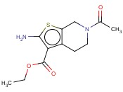 Ethyl 6-acetyl-2-amino-4,5,6,7-tetrahydrothieno-[2,3-c]pyridine-3-carboxylate