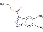 1H-Indazole-3-carboxylic acid, 5,6-dimethyl-, ethyl ester