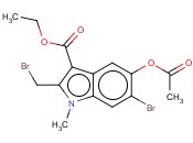 6-<span class='lighter'>溴</span>-5-羟基-1-甲基-2-苯硫甲基吲哚-3-甲酸<span class='lighter'>乙</span><span class='lighter'>酯</span>
