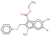 ETHYL 6-BROMO-5-HYDROXY-1-METHYL-2-(PHENYLSULFANYLMETHYL)INDOLE-3-CARBOXYLATE