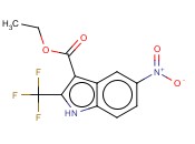 ETHYL 2-TRIFLUOROMETHYL-5-NITROINDOLE-3-CARBOXYLATE