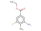 3-氨基-5-<span class='lighter'>氟</span>-4-甲基<span class='lighter'>苯甲酸</span><span class='lighter'>乙</span><span class='lighter'>酯</span>