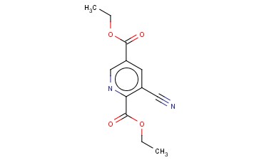 2,5-BIS(ETHOXYCARBONYL)-3-<span class='lighter'>CYANOPYRIDINE</span>