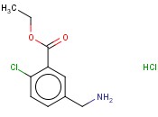 ETHYL 5-(AMINOMETHYL)-<span class='lighter'>2-CHLOROBENZOATE</span> HYDROCHLORIDE