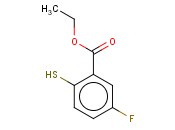 ETHYL <span class='lighter'>5-FLUORO-2-MERCAPTOBENZOATE</span>