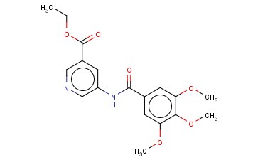 ETHYL 5-((3,4,5-TRIMETHOXYBENZOYL)AMINO) NICOTINATE
