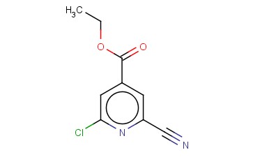 ETHYL 2-CHLORO-6-<span class='lighter'>CYANOPYRIDINE</span>-4-CARBOXYLATE