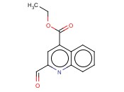 4-QUINOLINECARBOXYLIC ACID, 2-FORMYL-, ETHYL ESTER