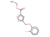 3-(2-FLUORO-PHENOXYMETHYL)-ISOXAZOLE-5-CARBOXYLIC ACID ETHYL ESTER