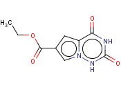 ETHYL 2,4-DIOXO-1,2,3,4-TETRAHYDROPYRROLO[<span class='lighter'>2,1-F</span>][<span class='lighter'>1,2,4</span>]<span class='lighter'>TRIAZINE</span>-6-CARBOXYLATE
