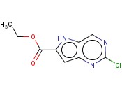 ETHYL 2-CHLORO-5H-PYRROLO[3,2-D]PYRIMIDINE-6-CARBOXYLATE