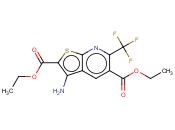 3-氨基-6-(三氯甲基)噻吩[2,3-b]吡啶-2 ,5-<span class='lighter'>二羧酸</span><span class='lighter'>二</span>乙酯