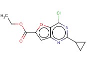 ETHYL 4-CHLORO-2-CYCLOPROPYLFURO[3,2-D]PYRIMIDINE-6-CARBOXYLATE