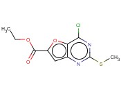 ETHYL 4-CHLORO-2-(METHYLTHIO)FURO[3,2-D]PYRIMIDINE-6-CARBOXYLATE