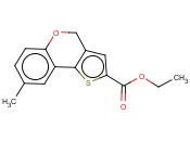 8-甲基-4H-[1]-<span class='lighter'>苯</span><span class='lighter'>并</span>吡喃[4,3-b]<span class='lighter'>噻吩</span>-2-羧酸乙酯