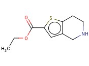 Ethyl <span class='lighter'>4,5,6,7-tetrahydrothieno</span>[3,2-c]<span class='lighter'>pyridine-2-carboxylate</span>