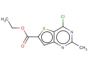 ETHYL 4-CHLORO-2-METHYLTHIENO[3,2-D]PYRIMIDINE-6-CARBOXYLATE