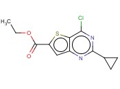 ETHYL 4-CHLORO-2-CYCLOPROPYLTHIENO[3,2-D]PYRIMIDINE-6-CARBOXYLATE