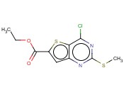ETHYL 4-CHLORO-2-(METHYLTHIO)THIENO[3,2-D]PYRIMIDINE-6-CARBOXYLATE