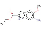 6-氨基-5-<span class='lighter'>甲</span><span class='lighter'>氧基</span><span class='lighter'>吲哚</span>-2-甲酸乙酯