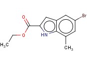 ETHYL 5-BROMO-7-METHYL-1H-INDOLE-2-CARBOXYLATE
