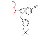 ETHYL 5-CYANO-1-[3-(TRIFLUOROMETHOXY)BENZYL]-1H-INDOLE-2-CARBOXYLATE