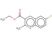 6-FLUORO-2-METHYLQUINOLINE-3-CARBOXYLIC ACID ETHYL ESTER