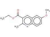 6-METHOXY-2-METHYLQUINOLINE-3-<span class='lighter'>CARBOXYLIC</span> ACID ETHYL <span class='lighter'>ESTER</span>